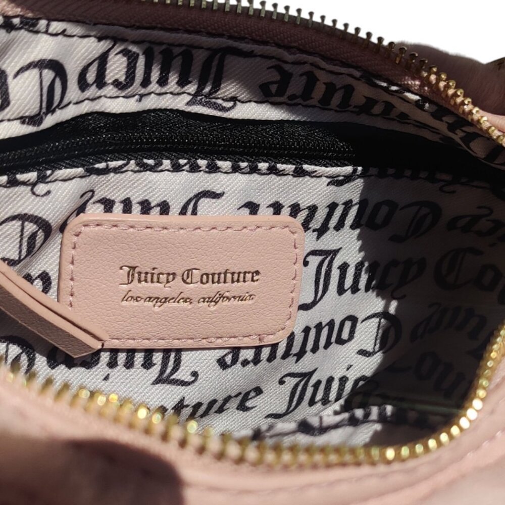 Juicy Couture Dusty Pink Semi Charmed Hobo Shoulder Bag - Picture 3 of 9